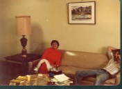 Leah and Gilly-44.jpg: 1977/04/22 - Waiting for Leah to be born